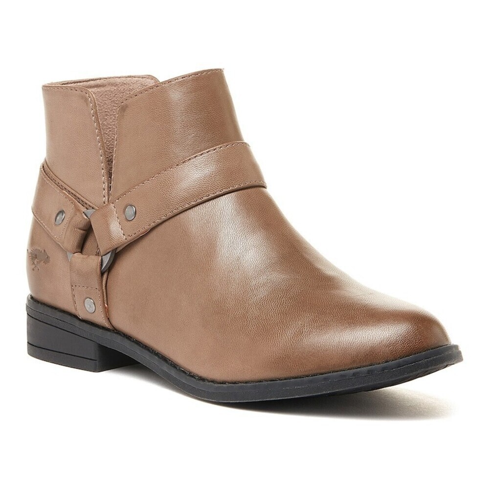 Rocket Dog Mila Bootie Womens US 7.5 Brown Leather Round Toe Ankle Boot JOBB1512